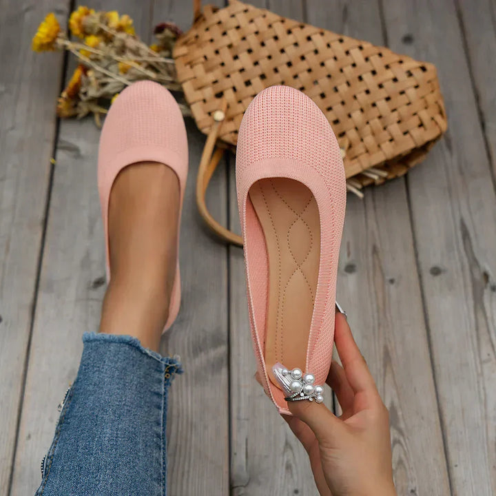Rosemary – Bicolour Flat Mule