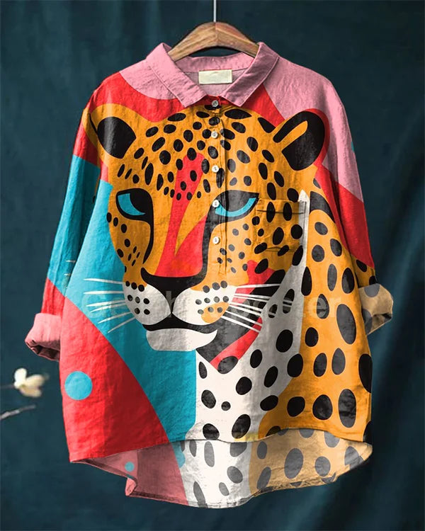 Josie – Leopard Art Shirt