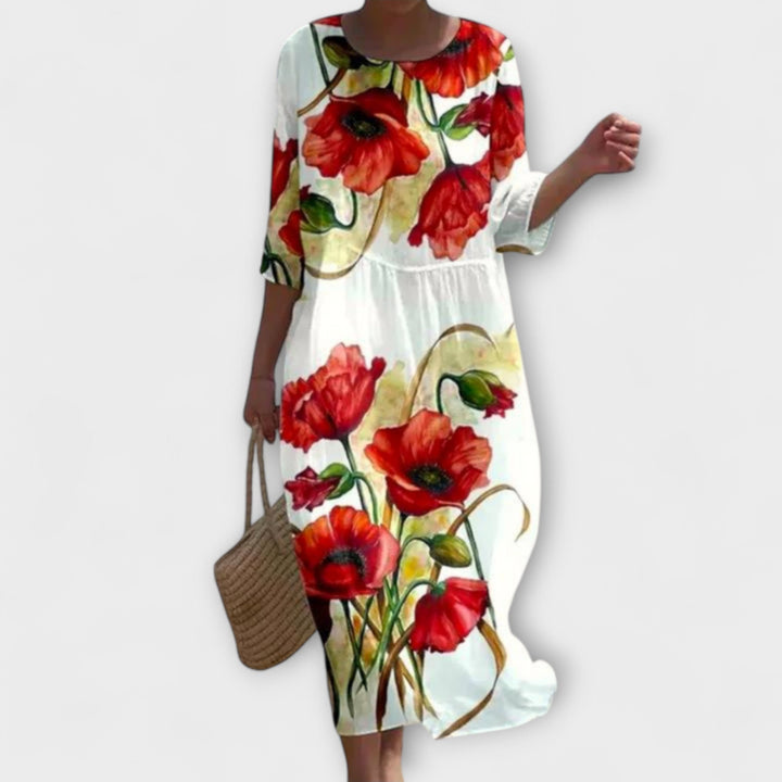 Eileen – Elegant Floral Maxi Dress