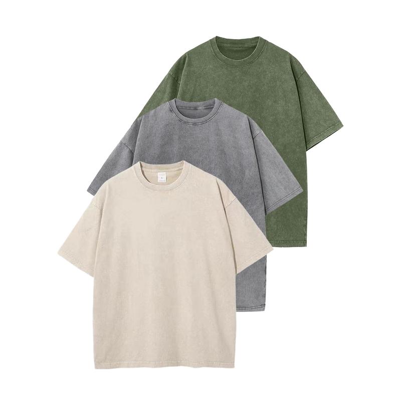 Hollie – Casual Crew Neck Loose Fit T-Shirt 3-Pack