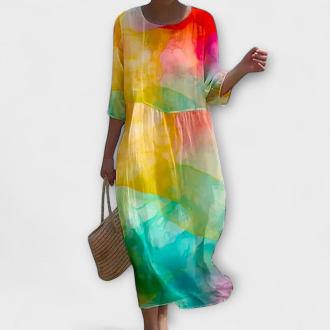 Eileen – Elegant Floral Maxi Dress