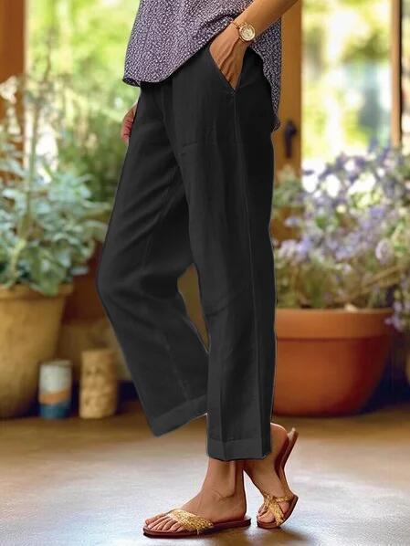 Nadine – Relaxed Wide Leg Trousers