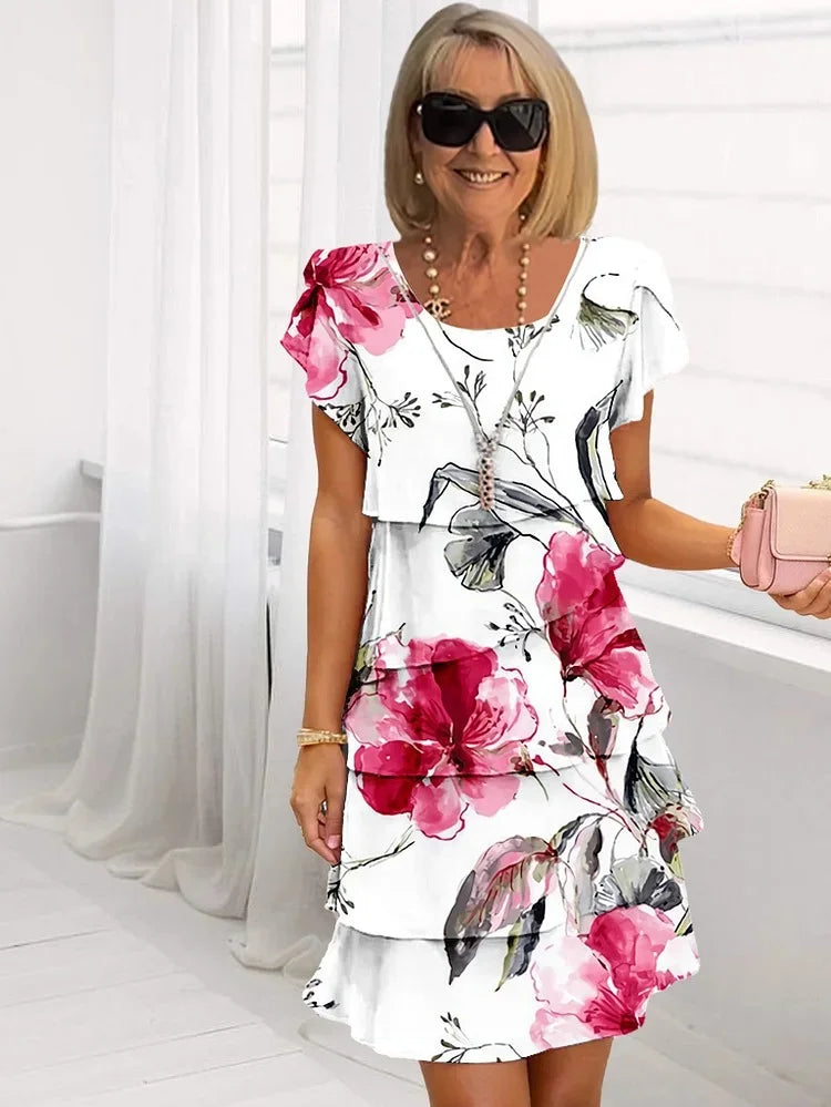Flora – Elegant Spring Midi Dress