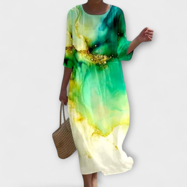 Eileen – Elegant Floral Maxi Dress