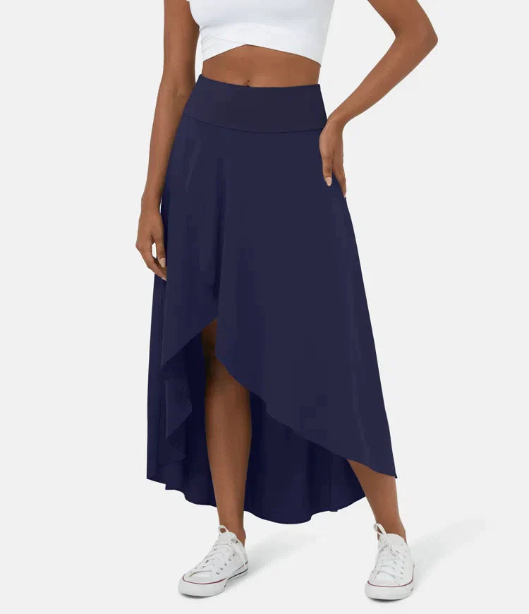 Amelie – Elegant Asymmetric Midi Skirt