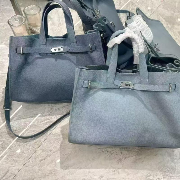 Beverley – Large Capacity Genuine Leather Tote Bag for Work and Travel