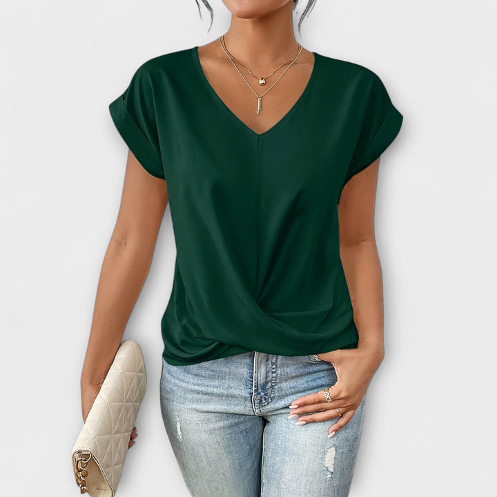 Celeste – Elegant V-Neck Top