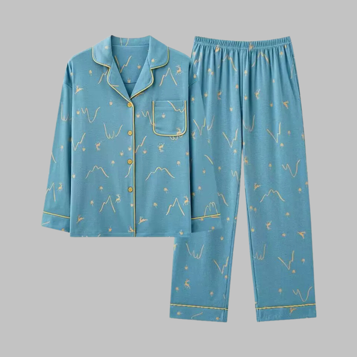 Jill – Cosy Long Sleeve Top and Pants Loungewear Set