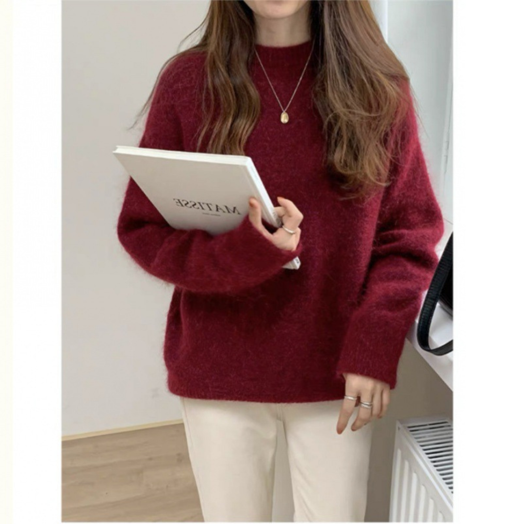 Ethel – Comfy Long Sleeve Round Neck Sweater