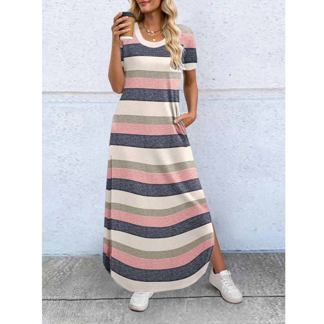 Mavis – Everyday Relaxed Fit Round Neck Maxi Dress