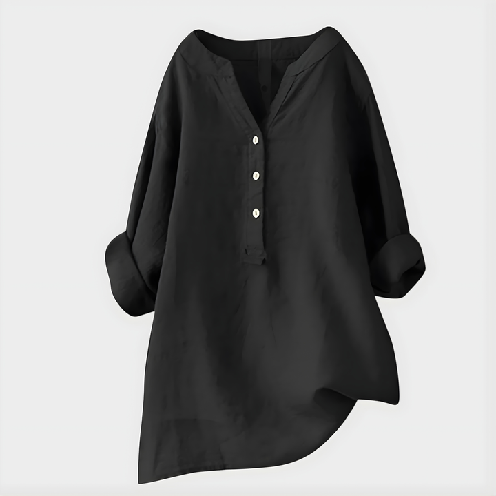 Diane – Elegant V-Neck Blouse