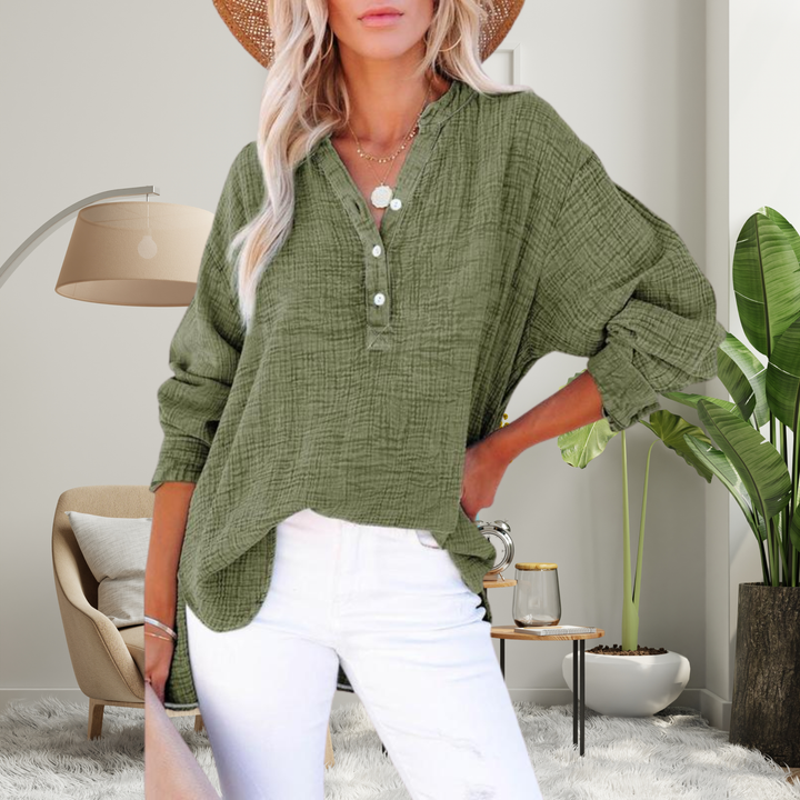 Cheryl – Basic Ribbed Crewneck Shirt