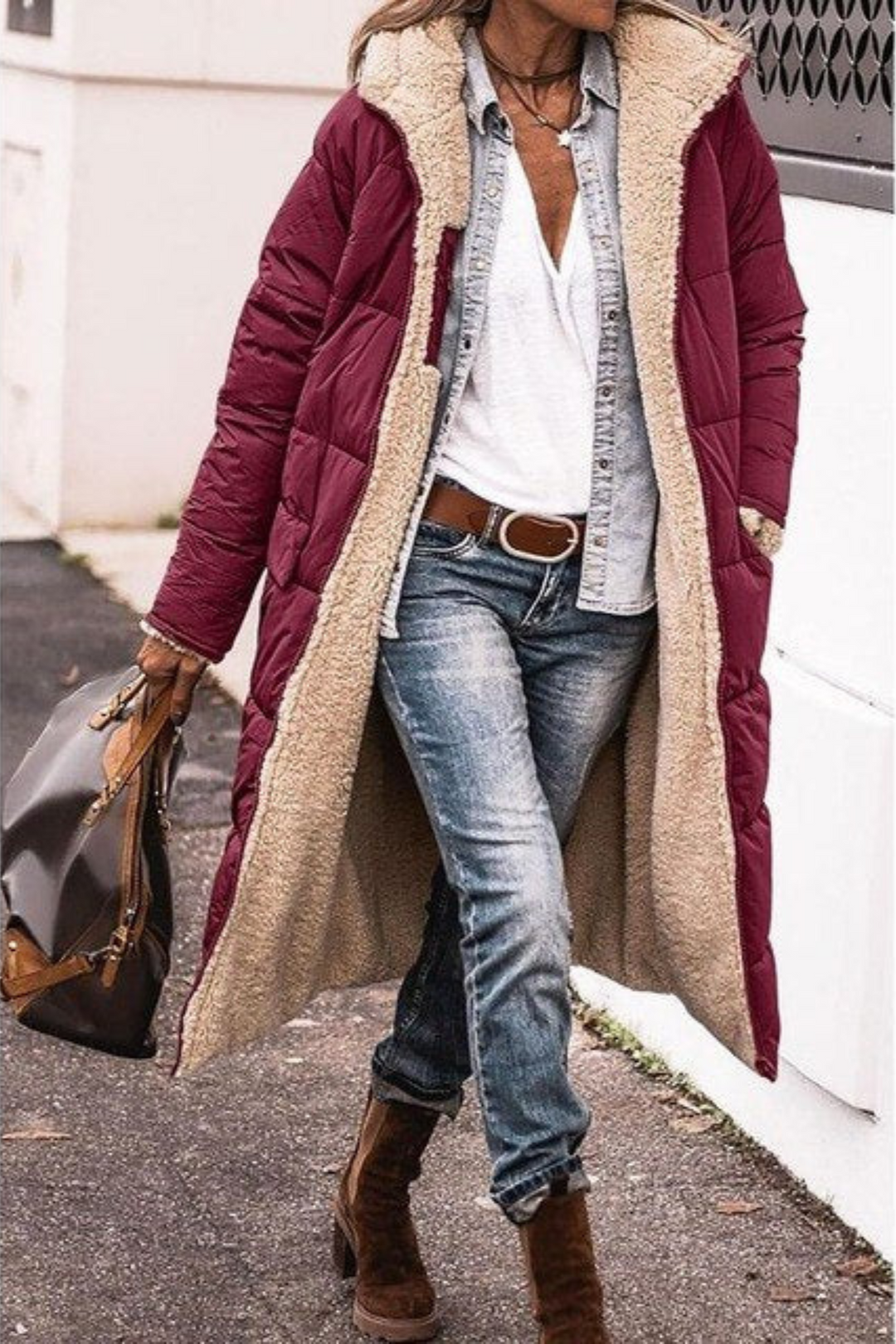 Nancy – Elegant Reversible Coat