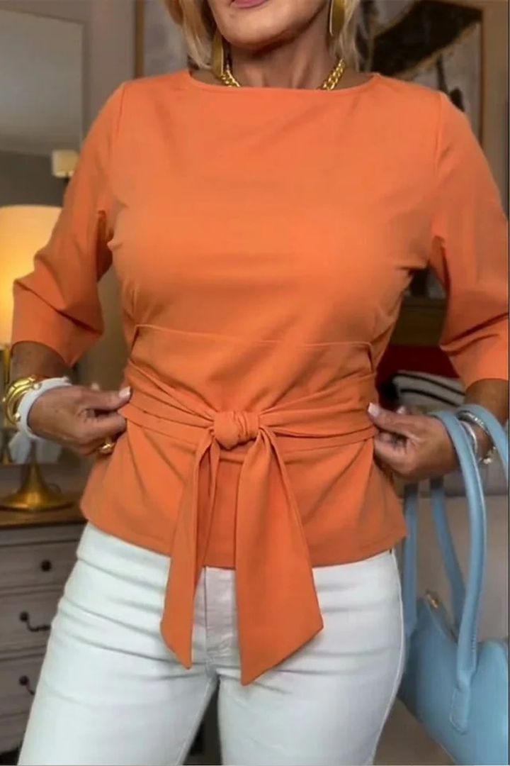 Judith – Tie Waist Flattering Top