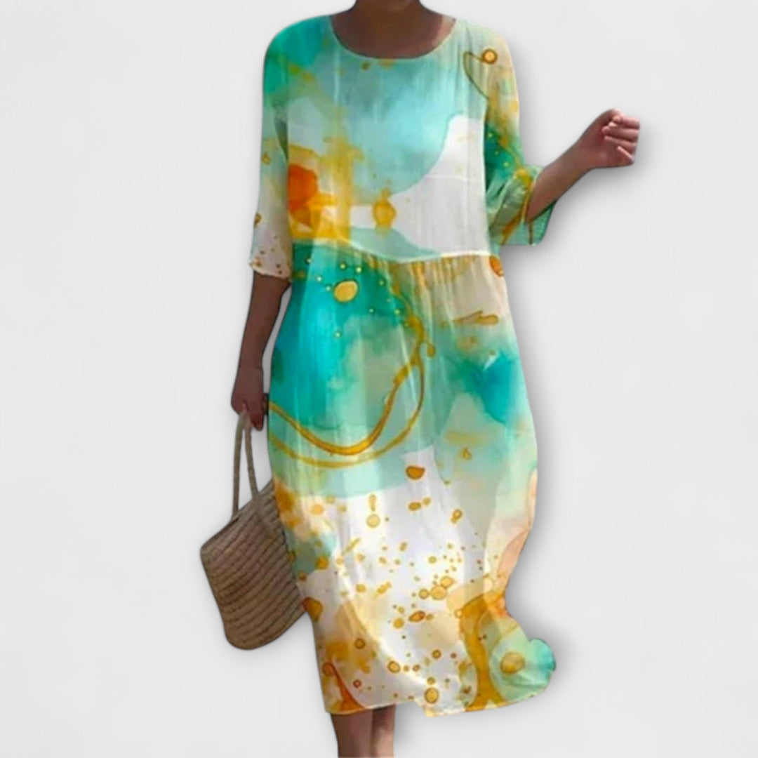Eileen – Elegant Floral Maxi Dress