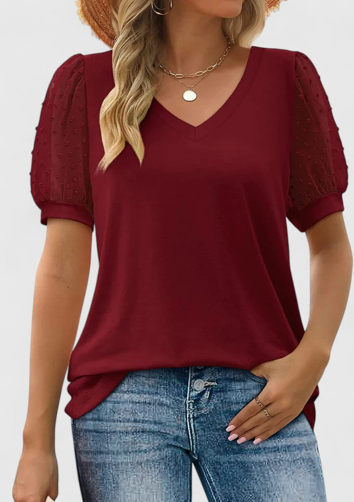 Rosina – Comfortable V-Neck Top