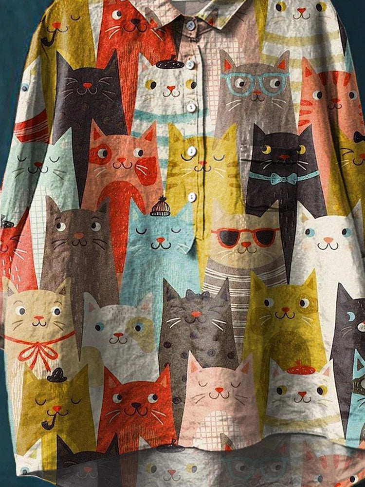 Maila – Cat Art Shirt