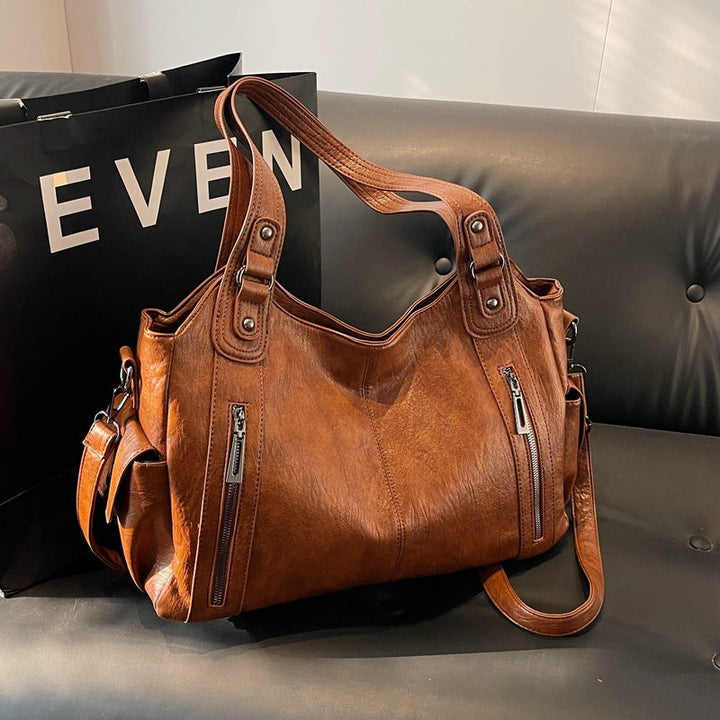 Sally – Classic Leather Tote Bag