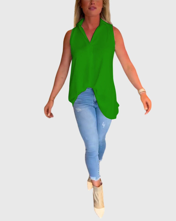Rosamund – Sleeveless Blouse