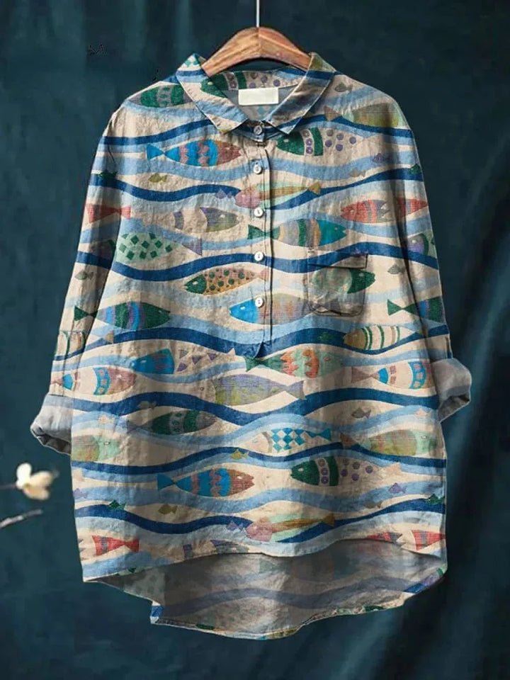 Angela – Fish Art Shirt