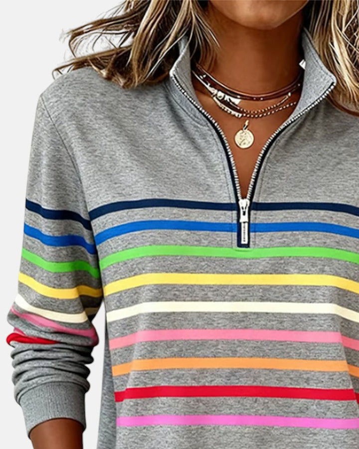 Barbara – Comfortable Striped Jumper