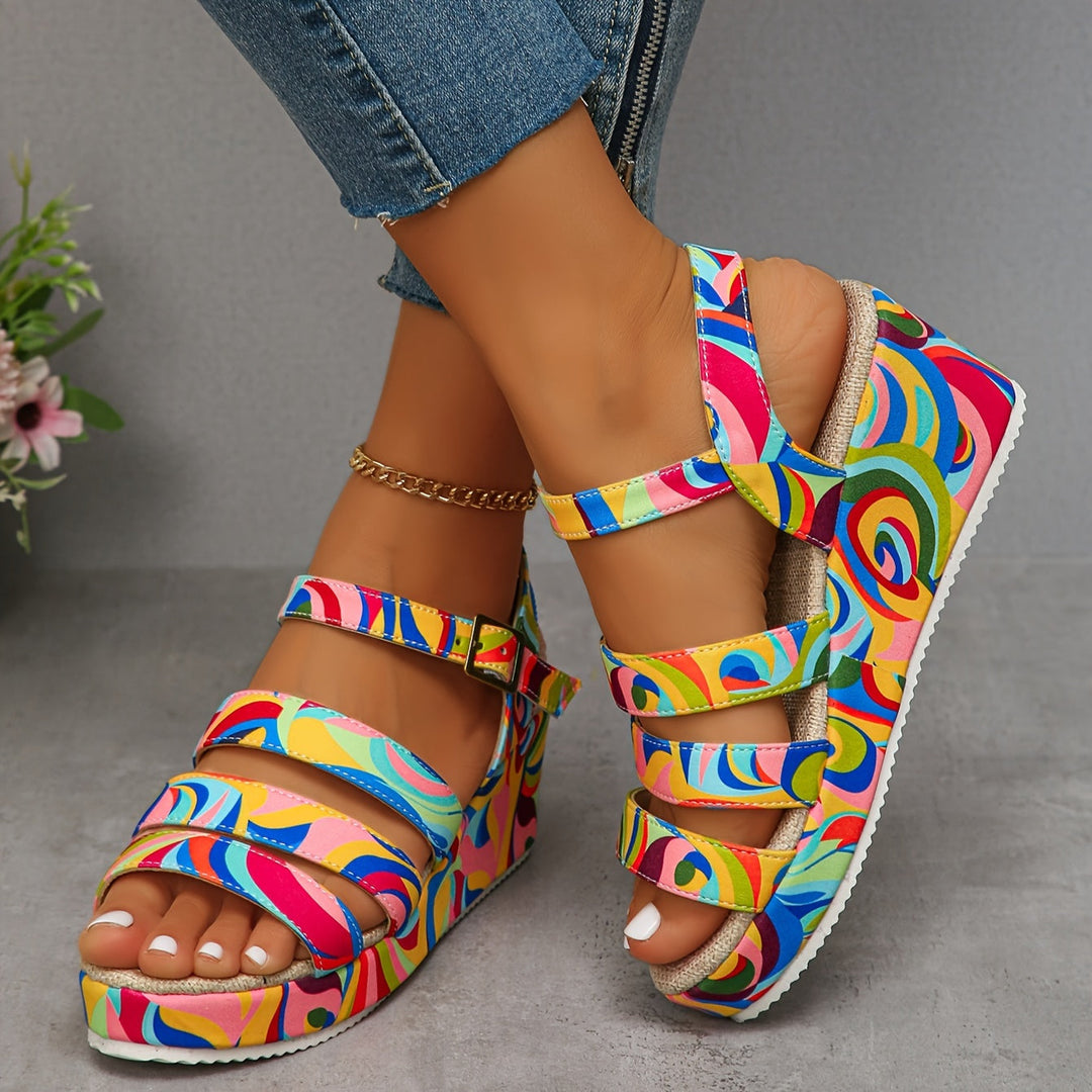 Audrey – Platform Ankle Strap Sandals
