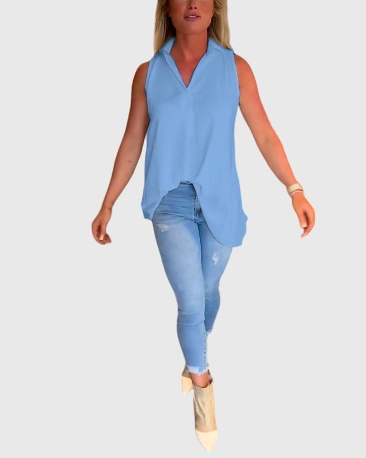 Rosamund – Sleeveless Blouse