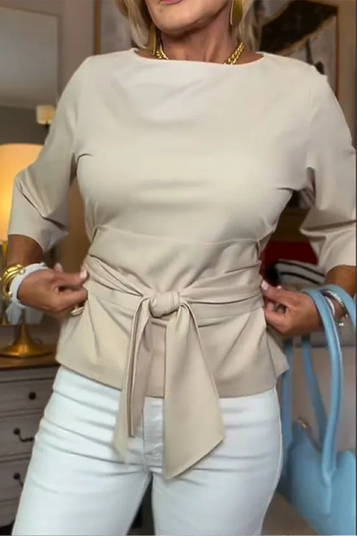 Judith – Tie Waist Flattering Top