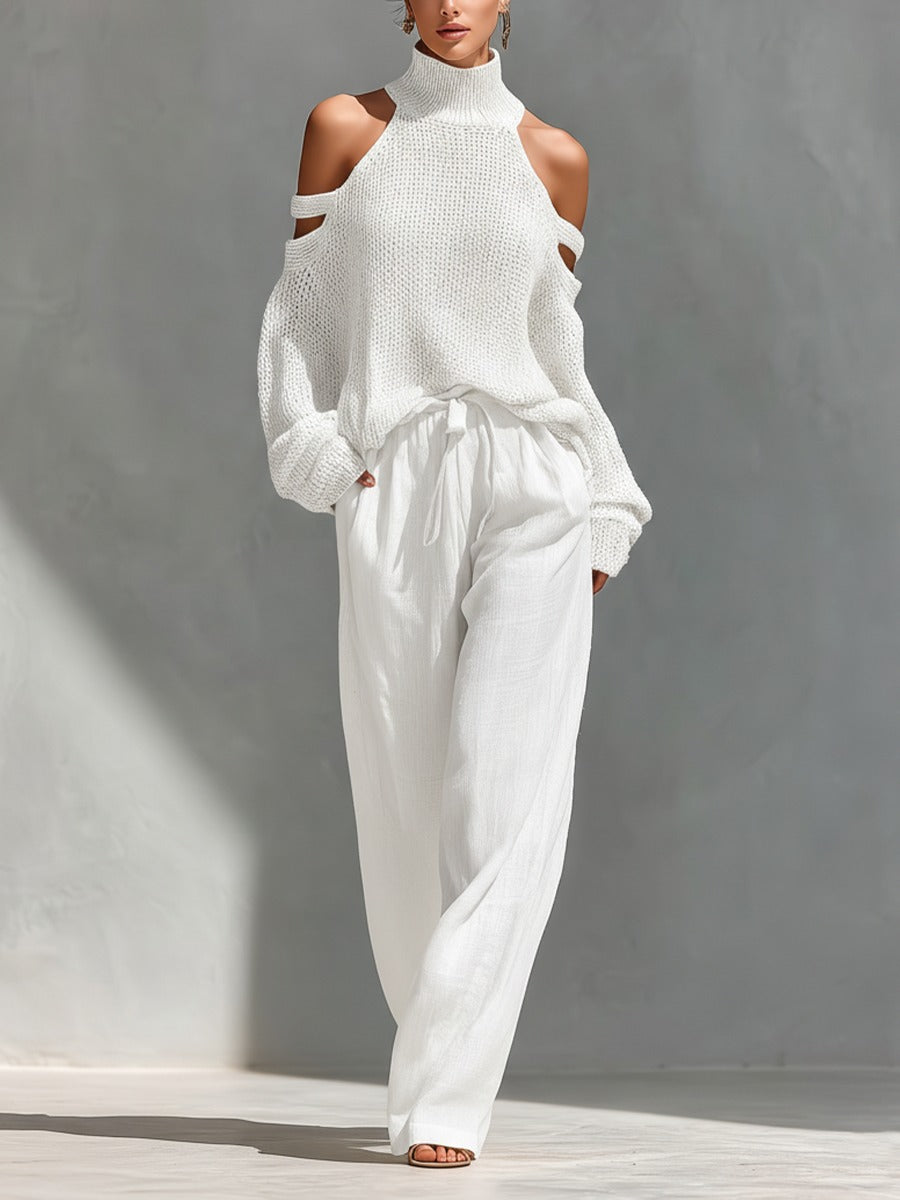 Pamela – Off-Shoulder Two-Piece Set