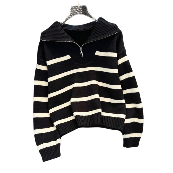 Angela – Comfy Long Sleeve Zip-Up Plush Winter Jacket