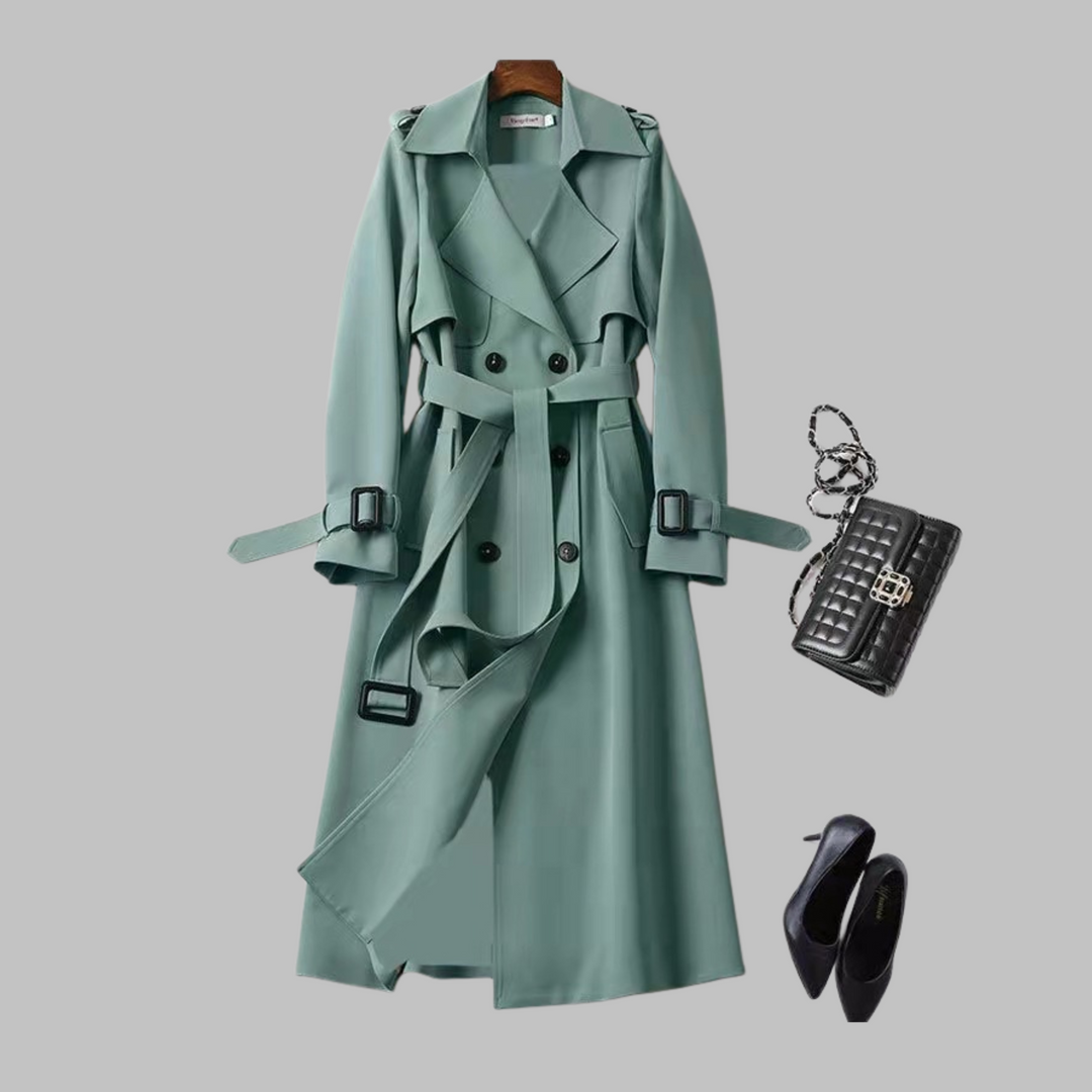 Susan – Elegant Knee-Length Loose Fit Coat