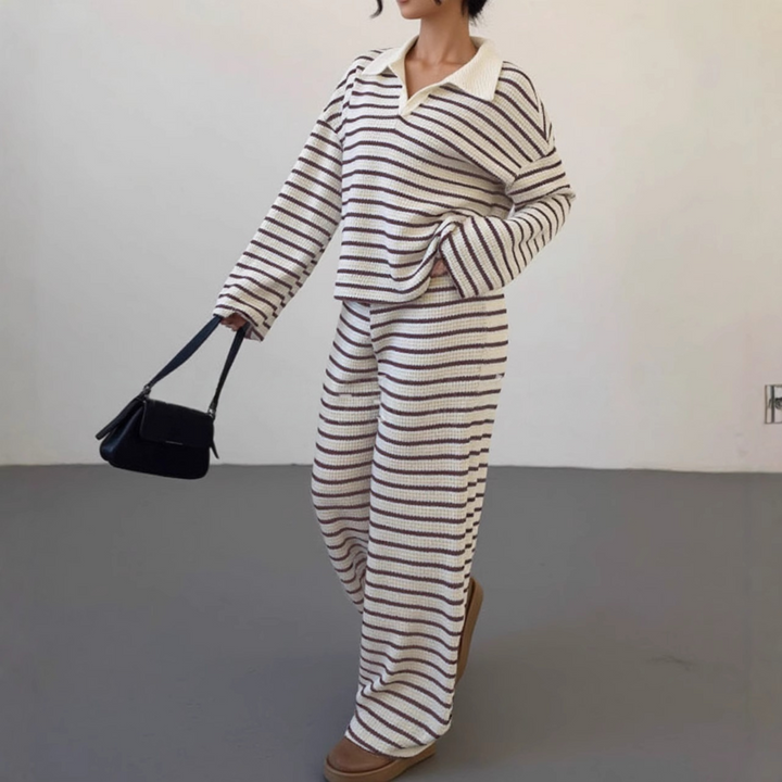 Mavis – Casual Cami Top and Flare Leg Pants Set