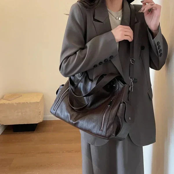 Sally – Classic Leather Tote Bag