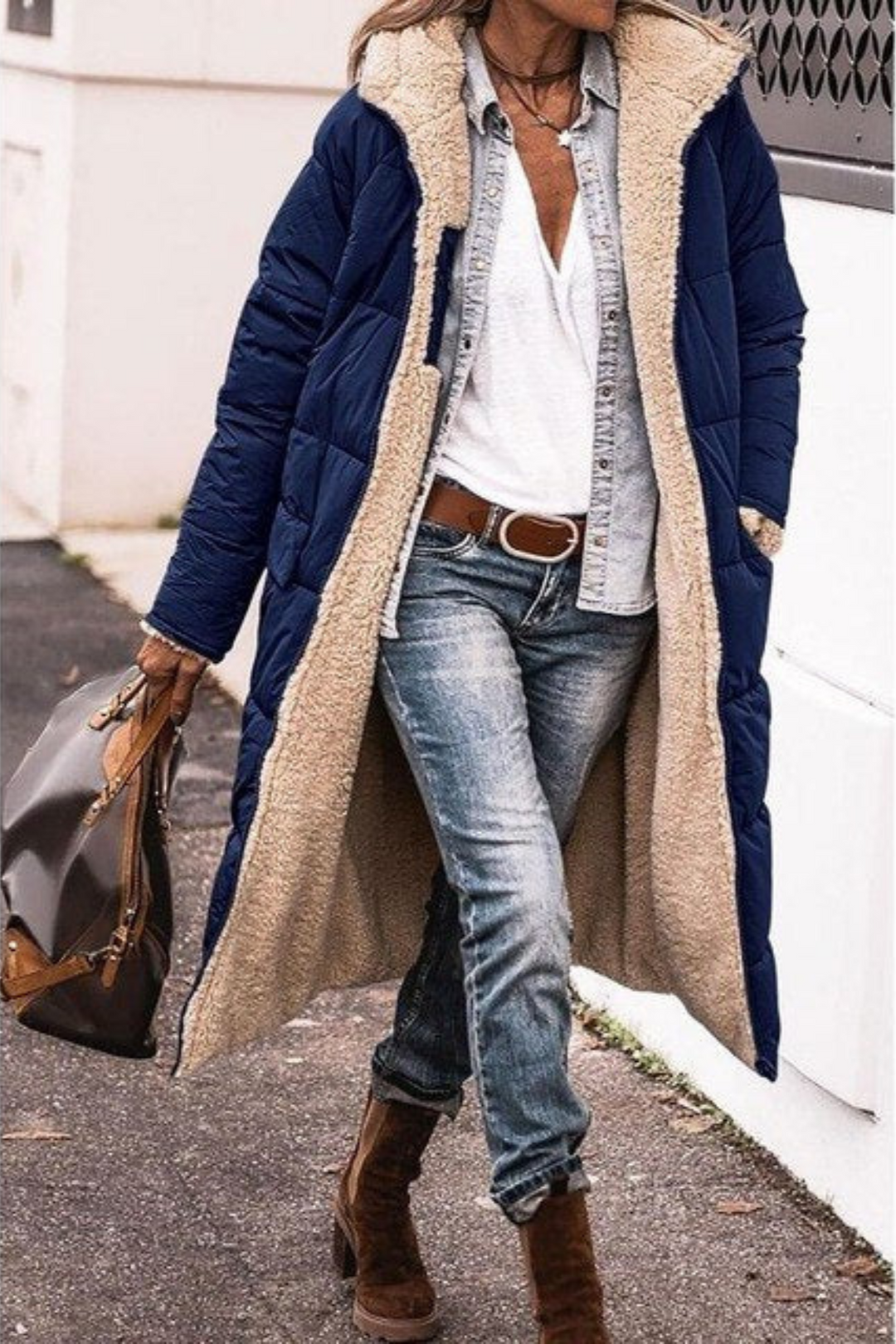 Nancy – Elegant Reversible Coat