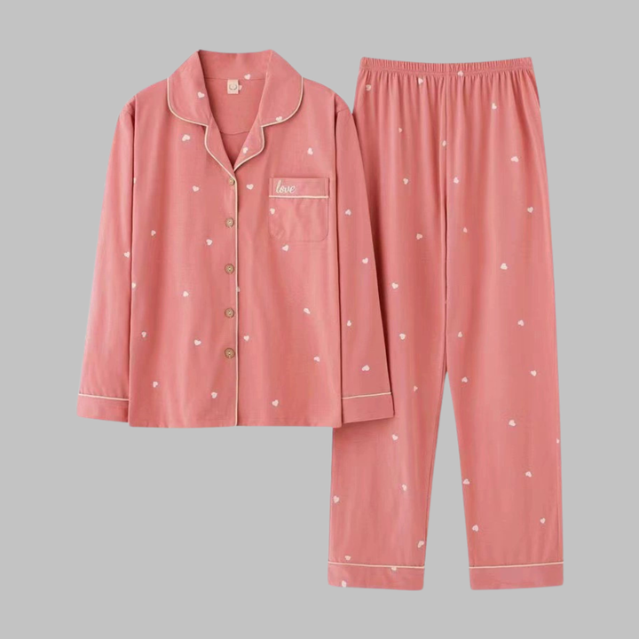 Jill – Cosy Long Sleeve Top and Pants Loungewear Set