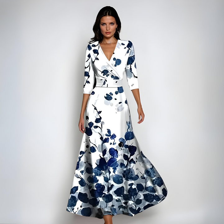 Deirdre – Sophisticated Floral Dress