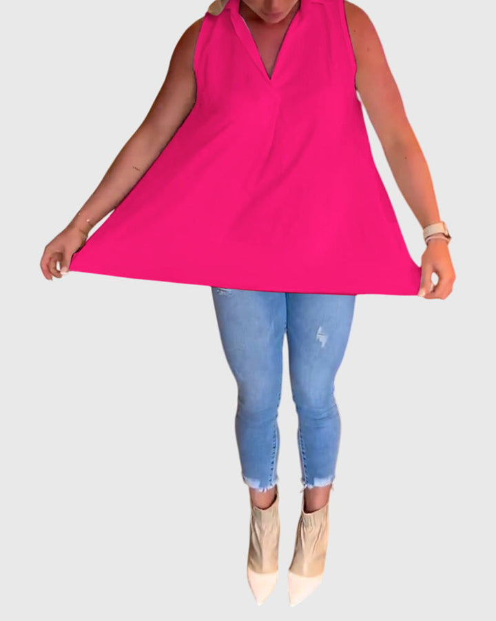 Rosamund – Sleeveless Blouse