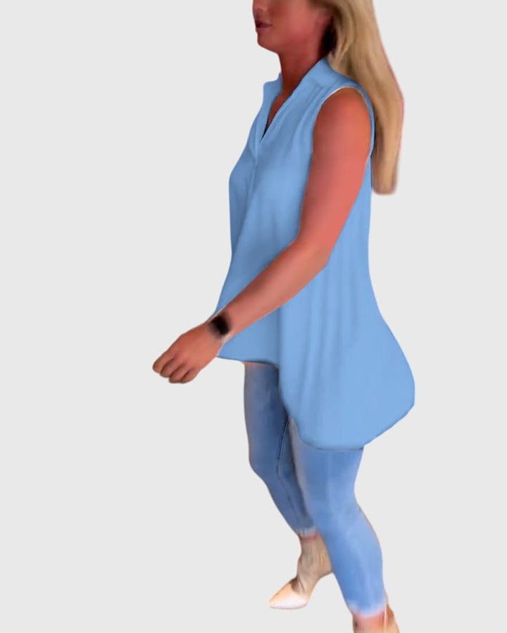 Rosamund – Sleeveless Blouse