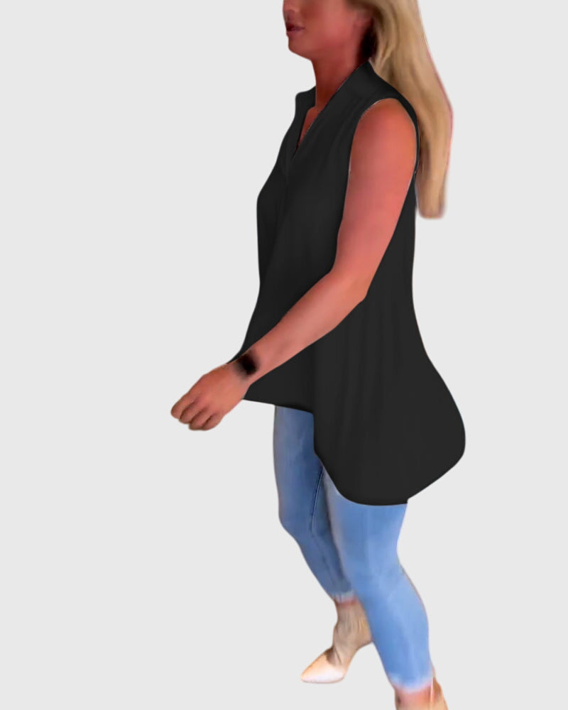 Rosamund – Sleeveless Blouse