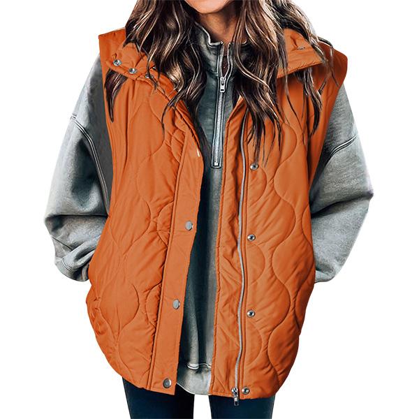 Libby – Casual Quilted Oversized Lightweight Puffer Vest