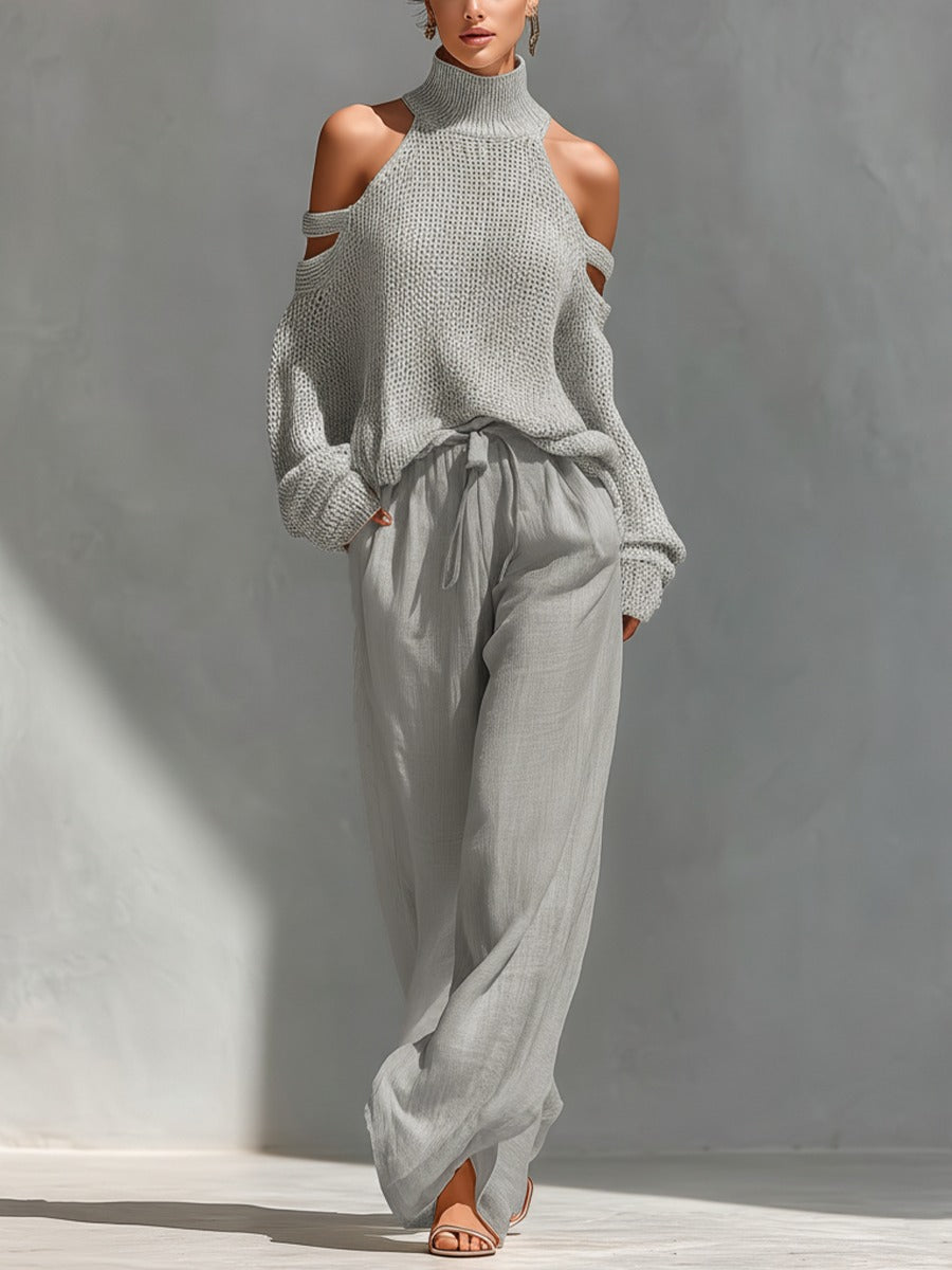 Pamela – Off-Shoulder Two-Piece Set