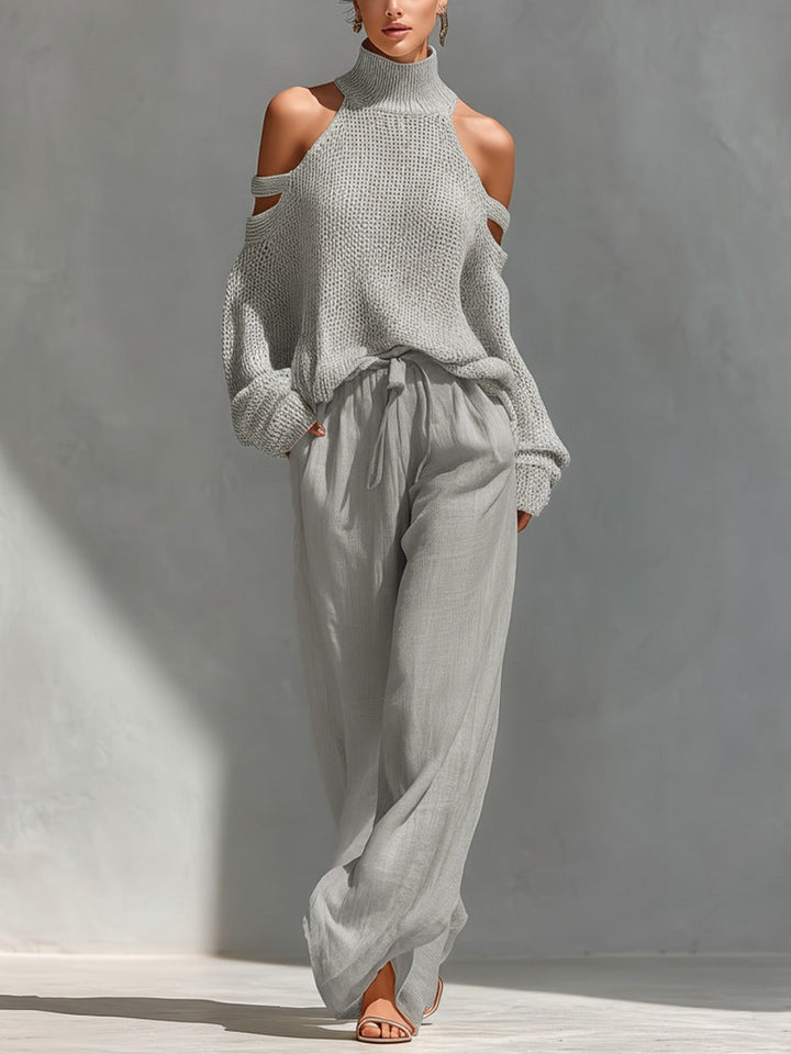 Pamela – Off-Shoulder Two-Piece Set