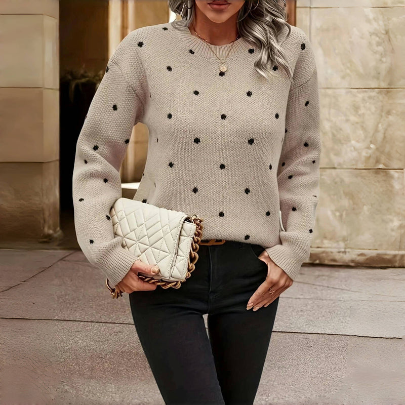Matilda – Chic Drop Shoulder Knitted Sweater