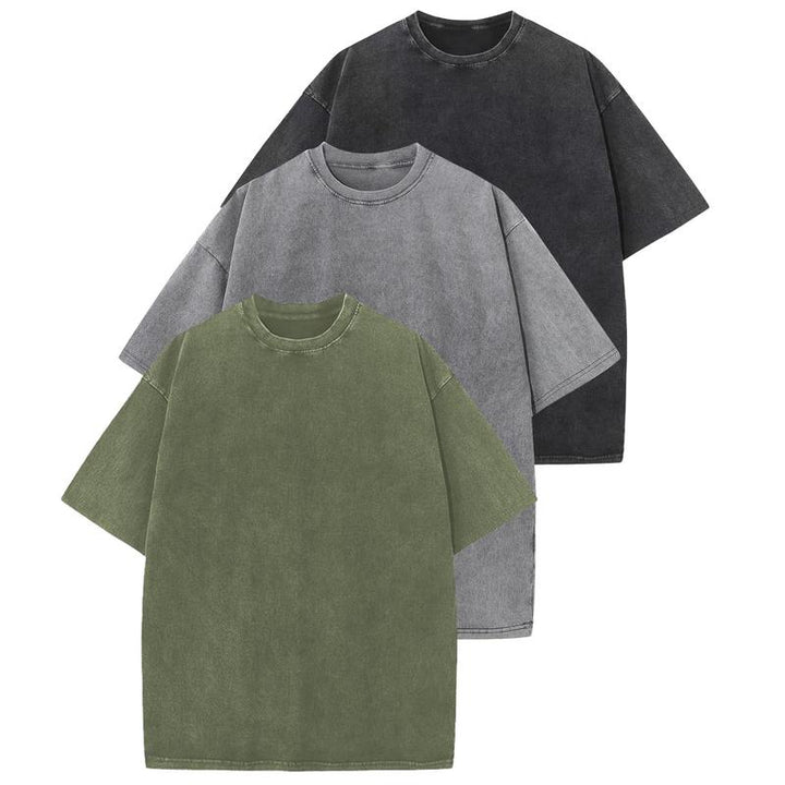 Hollie – Casual Crew Neck Loose Fit T-Shirt 3-Pack
