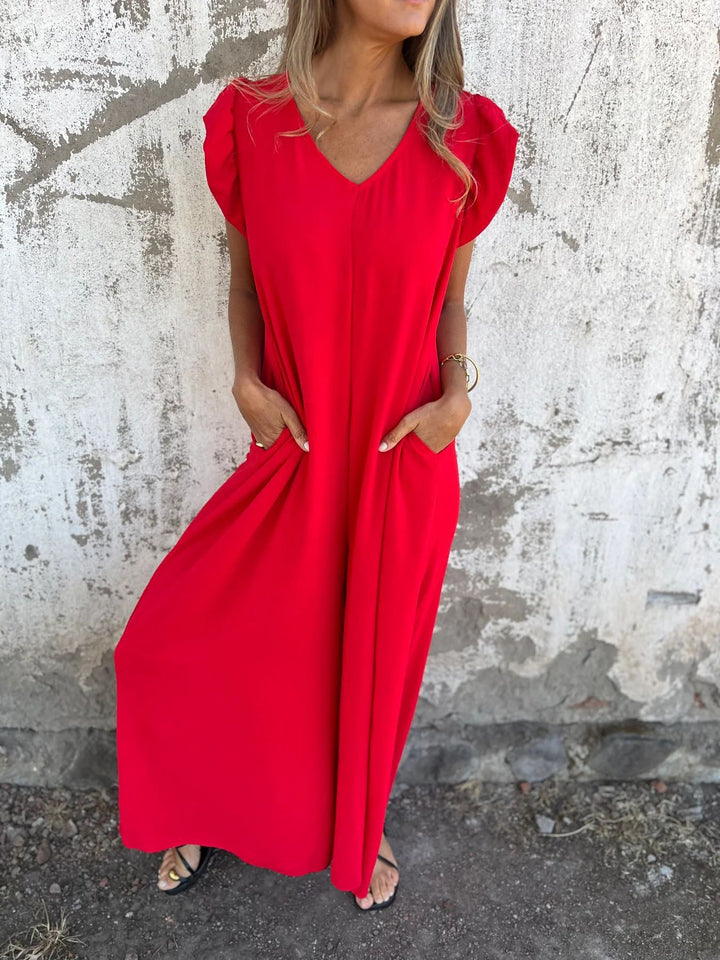 Eileen – Trendy V-Neck Jumpsuit