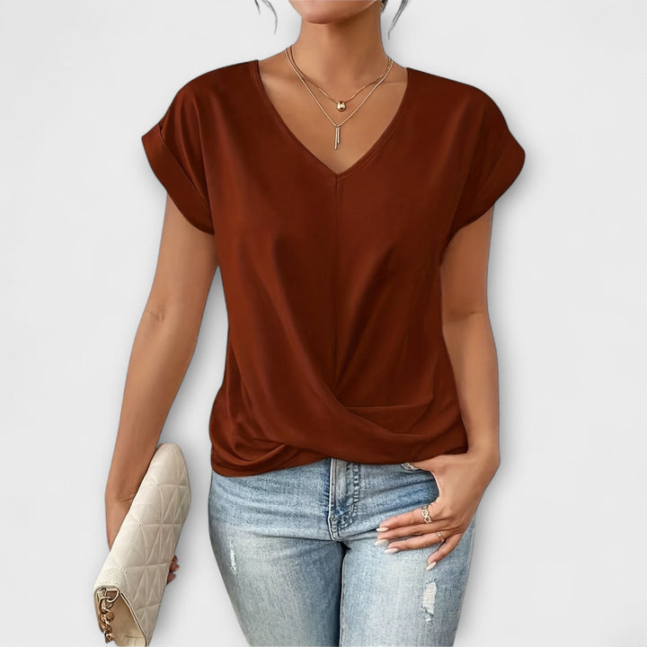 Celeste – Elegant V-Neck Top