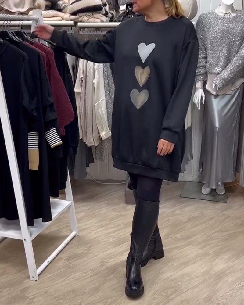 Cynthia – Casual Sweatshirt Dress