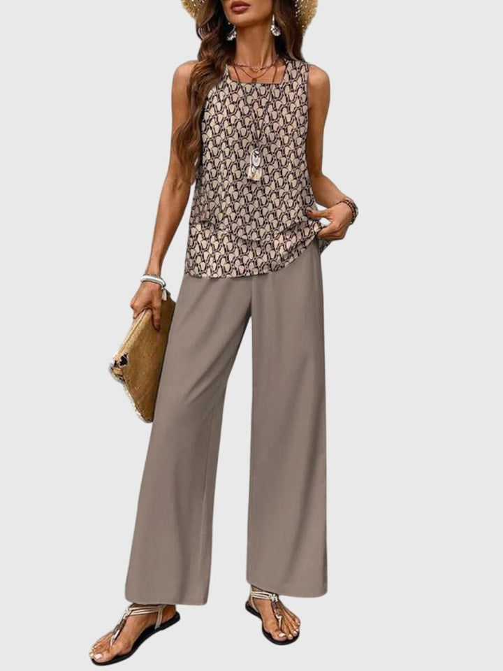 Harriet – Elegant Two-Piece Summer Set