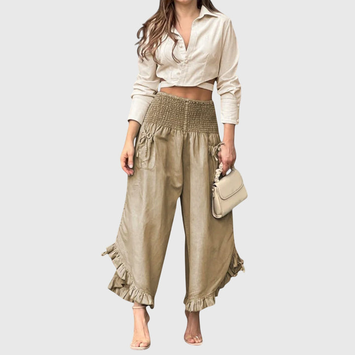 Odette – Casual Pleated Pants