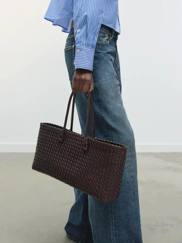 Teresa – Elegant Woven Casual Tote Bag
